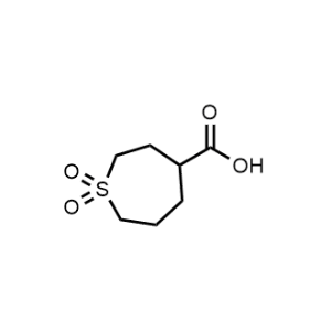 Thiepane-4-carboxylic acid 1,1-dioxide|CS-1354567