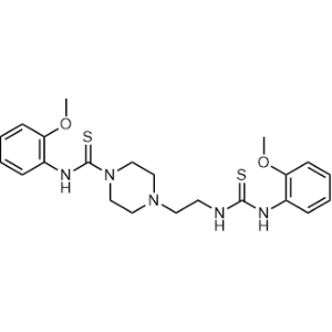 N-(2-Methoxyphenyl)-4-(2-(3-(2-methoxyphenyl)thioureido)ethyl)piperazine-1-carbothioamide|CS-1354687