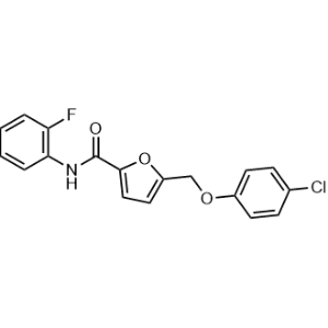 5-((4-Chlorophenoxy)methyl)-N-(2-fluorophenyl)furan-2-carboxamide|CS-1354704