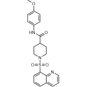 N-(4-Methoxyphenyl)-1-(quinolin-8-ylsulfonyl)piperidine-4-carboxamide|CS-1354709