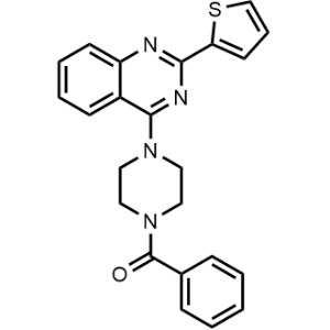 Phenyl(4-(2-(thiophen-2-yl)quinazolin-4-yl)piperazin-1-yl)methanone|CS-1354710
