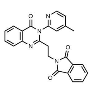2-(2-(3-(4-Methylpyridin-2-yl)-4-oxo-3,4-dihydroquinazolin-2-yl)ethyl)isoindoline-1,3-dione|CS-1354780