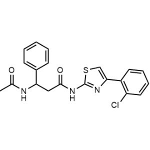 3-Acetamido-N-(4-(2-chlorophenyl)thiazol-2-yl)-3-phenylpropanamide|CS-1354785