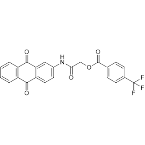 2-((9,10-Dioxo-9,10-dihydroanthracen-2-yl)amino)-2-oxoethyl 4-(trifluoromethyl)benzoate|CS-1354786
