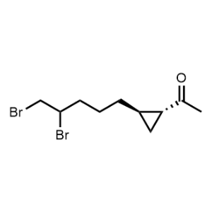 1-((1R,2R)-2-(4,5-Dibromopentyl)cyclopropyl)ethan-1-one|CS-1354863