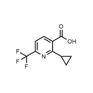 2-Cyclopropyl-6-(trifluoromethyl)nicotinic acid|CS-1354948