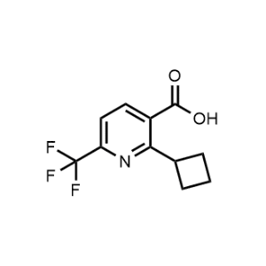 2-Cyclobutyl-6-(trifluoromethyl)nicotinic acid|CS-1354949