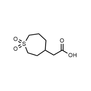 2-(1,1-Dioxidothiepan-4-yl)acetic acid|CS-1354959