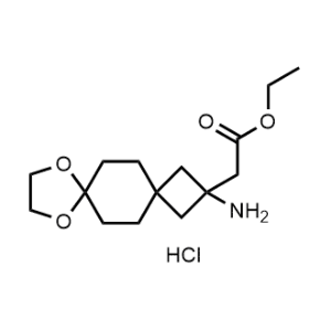 Ethyl 2-(2-amino-8,11-dioxadispiro[3.2.47.24]tridecan-2-yl)acetate hydrochloride|CS-1354968