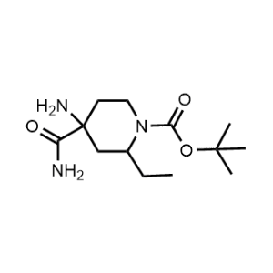 tert-Butyl 4-amino-4-carbamoyl-2-ethylpiperidine-1-carboxylate|CS-1354982