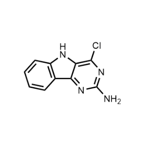 4-Chloro-5H-pyrimido[5,4-b]indol-2-amine|CS-1355085