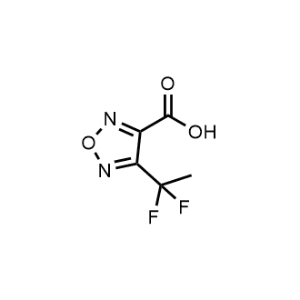4-(1,1-Difluoroethyl)-1,2,5-oxadiazole-3-carboxylic acid|CS-1355101
