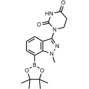 1-(1-Methyl-7-(4,4,5,5-tetramethyl-1,3,2-dioxaborolan-2-yl)-1H-indazol-3-yl)dihydropyrimidine-2,4(1H,3H)-dione|CS-1355272