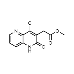 Methyl 2-(4-chloro-2-oxo-1,2-dihydro-1,5-naphthyridin-3-yl)acetate|CS-1355302