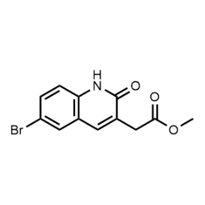 Methyl 2-(6-bromo-2-oxo-1,2-dihydroquinolin-3-yl)acetate|CS-1355306