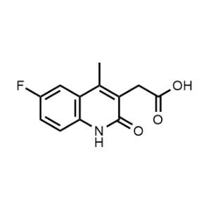 2-(6-Fluoro-4-methyl-2-oxo-1,2-dihydroquinolin-3-yl)acetic acid|CS-1355307