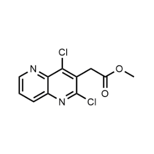 Methyl 2-(2,4-dichloro-1,5-naphthyridin-3-yl)acetate|CS-1355309