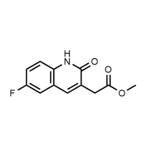 Methyl 2-(6-fluoro-2-oxo-1,2-dihydroquinolin-3-yl)acetate|CS-1355312