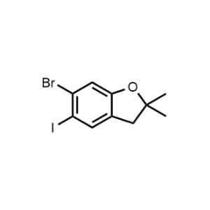 6-Bromo-5-iodo-2,2-dimethyl-2,3-dihydrobenzofuran|CS-1355321
