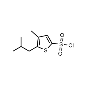 5-Isobutyl-4-methylthiophene-2-sulfonyl chloride|CS-1355339