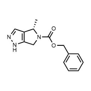 Benzyl (S)-4-methyl-4,6-dihydropyrrolo[3,4-c]pyrazole-5(1H)-carboxylate|CS-1355342