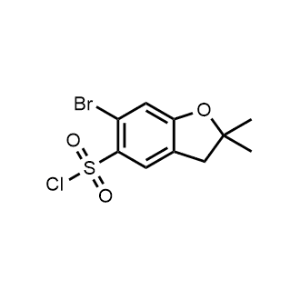 6-Bromo-2,2-dimethyl-2,3-dihydrobenzofuran-5-sulfonyl chloride|CS-1355346