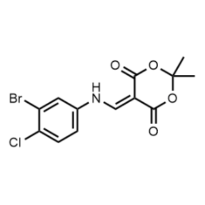 5-(((3-Bromo-4-chlorophenyl)amino)methylene)-2,2-dimethyl-1,3-dioxane-4,6-dione|CS-1356141