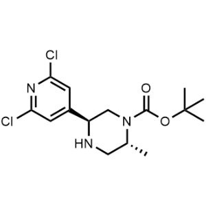 rel-tert-Butyl (2R,5S)-5-(2,6-dichloropyridin-4-yl)-2-methylpiperazine-1-carboxylate|CS-1356266