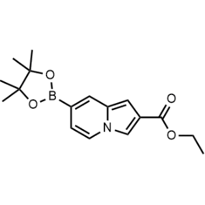 Ethyl 7-(4,4,5,5-tetramethyl-1,3,2-dioxaborolan-2-yl)indolizine-2-carboxylate|CS-1356306
