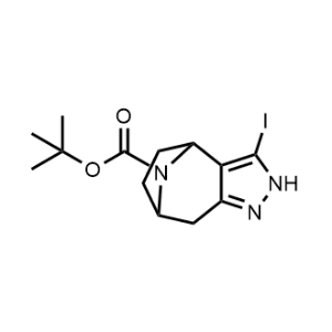 tert-Butyl 3-iodo-2,4,5,6,7,8-hexahydro-4,7-epiminocyclohepta[c]pyrazole-9-carboxylate|CS-1356308