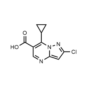 2-Chloro-7-cyclopropylpyrazolo[1,5-a]pyrimidine-6-carboxylic acid|CS-1356326