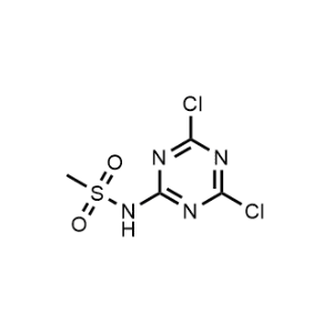 N-(4,6-Dichloro-1,3,5-triazin-2-yl)methanesulfonamide|CS-1356385