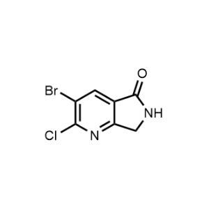 3-Bromo-2-chloro-6,7-dihydro-5H-pyrrolo[3,4-b]pyridin-5-one|CS-1356399