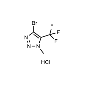4-Bromo-1-methyl-5-(trifluoromethyl)-1H-1,2,3-triazole hydrochloride|CS-1356478