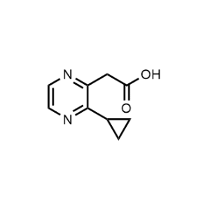 2-(3-Cyclopropylpyrazin-2-yl)acetic acid|CS-1356508