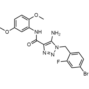 5-Amino-1-(4-bromo-2-fluorobenzyl)-N-(2,5-dimethoxyphenyl)-1H-1,2,3-triazole-4-carboxamide|CS-1356544