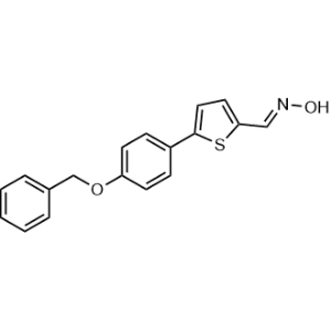 5-(4-(Benzyloxy)phenyl)thiophene-2-carbaldehyde oxime|CS-1356556