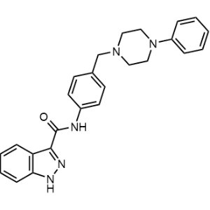 N-(4-((4-Phenylpiperazin-1-yl)methyl)phenyl)-1H-indazole-3-carboxamide|CS-1356565