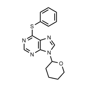 6-(Phenylthio)-9-(tetrahydro-2H-pyran-2-yl)-9H-purine|CS-1356575