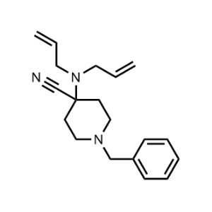 1-Benzyl-4-(diallylamino)piperidine-4-carbonitrile|CS-1356576