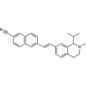 (E)-6-(2-(1-Isopropyl-2-methyl-1,2,3,4-tetrahydroisoquinolin-7-yl)vinyl)-2-naphthonitrile|CS-1356578