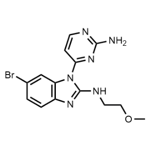 1-(2-Aminopyrimidin-4-yl)-6-bromo-N-(2-methoxyethyl)-1H-benzo[d]imidazol-2-amine|CS-1356579