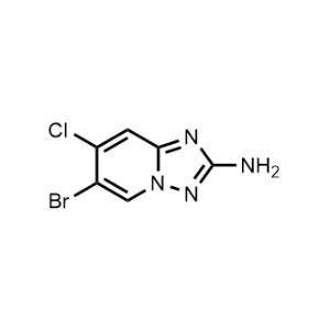 6-Bromo-7-chloro-[1,2,4]triazolo[1,5-a]pyridin-2-amine|CS-1356584