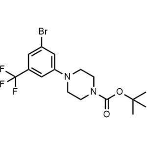 tert-Butyl 4-(3-bromo-5-(trifluoromethyl)phenyl)piperazine-1-carboxylate|CS-1356598
