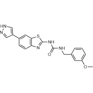 1-(6-(1H-Pyrazol-4-yl)benzo[d]thiazol-2-yl)-3-(3-methoxybenzyl)urea|CS-1356602