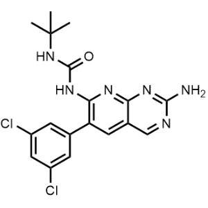 1-(2-Amino-6-(3,5-dichlorophenyl)pyrido[2,3-d]pyrimidin-7-yl)-3-(tert-butyl)urea|CS-1356607