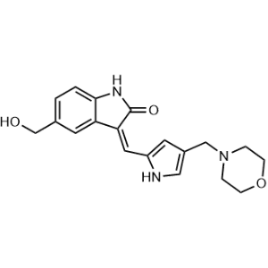 5-(Hydroxymethyl)-3-((4-(morpholinomethyl)-1H-pyrrol-2-yl)methylene)indolin-2-one|CS-1356608