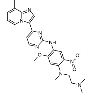 N1-(2-(Dimethylamino)ethyl)-5-methoxy-N1-methyl-N4-(4-(8-methylimidazo[1,2-a]pyridin-3-yl)pyrimidin-2-yl)-2-nitrobenzene-1,4-diamine|CS-1356620