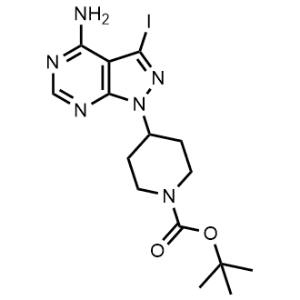 tert-Butyl 4-(4-amino-3-iodo-1H-pyrazolo[3,4-d]pyrimidin-1-yl)piperidine-1-carboxylate|CS-1356625