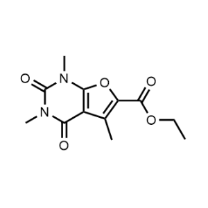 Ethyl 1,3,5-trimethyl-2,4-dioxo-1,2,3,4-tetrahydrofuro[2,3-d]pyrimidine-6-carboxylate|CS-1356635